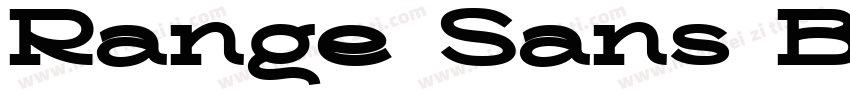 Range Sans Black字体转换